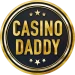 Carta premium de casino daddy con estilo profesional