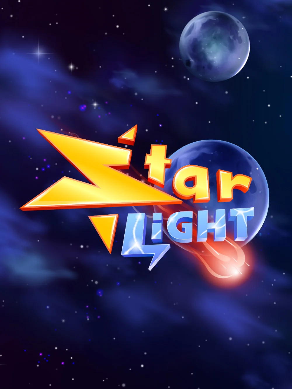 Carta de slot estelar con brillo nocturno