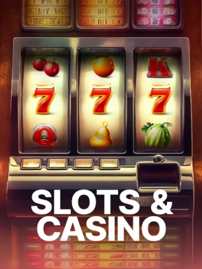 Carta de casino con arte contemporáneo y contraste alto